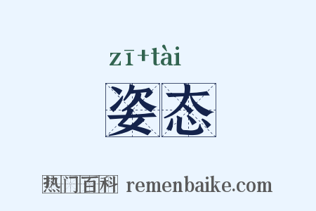 姿态是什么意思的图片